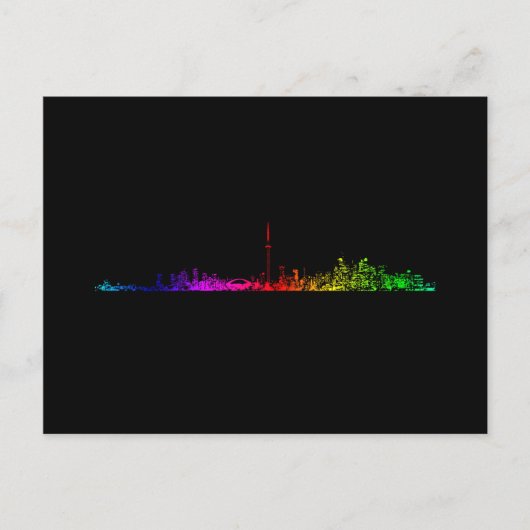 Toronto Rainbow Briefkaart (Voorkant)