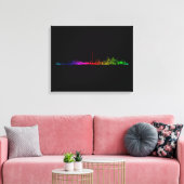 Toronto Rainbow Canvas Afdruk (Insitu (Woonkamer))