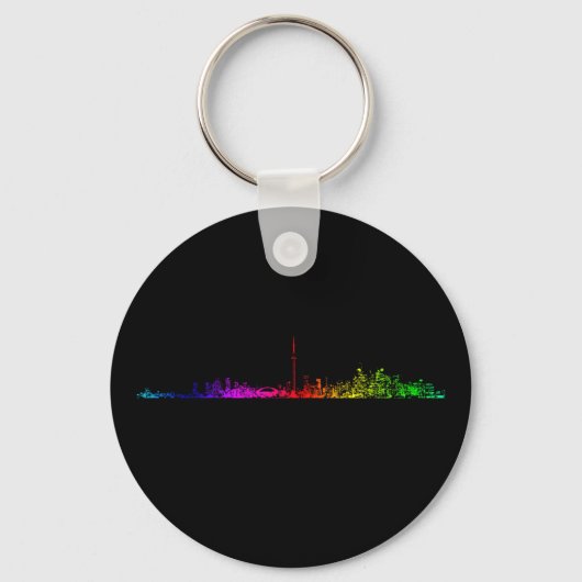 Toronto Rainbow Sleutelhanger (Voorkant)