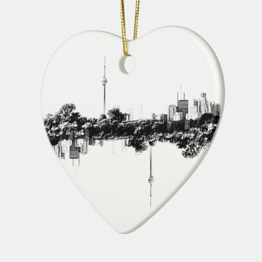Toronto Reflection Keramisch Ornament (Links)