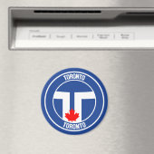Toronto Round Emblem Magneet (Insitu (Vaatwasser))
