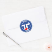 Toronto Round Emblem Ronde Sticker (Envelop)