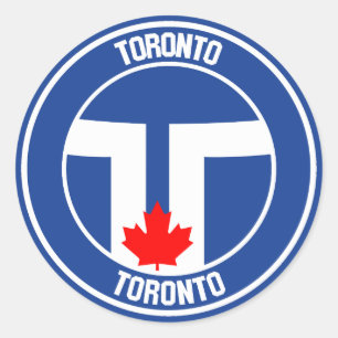 Toronto Round Emblem Ronde Sticker