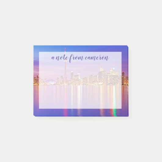 Toronto Silhouet bij schemering Post-it® Notes (Voorkant)