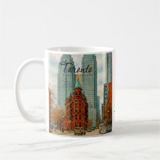 Toronto Silhouet Canada Oud Aquarel Koffiemok
