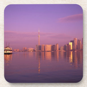 Toronto Silhouet, Ontario, Canada Bier Onderzetter