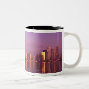 Toronto silhouet, Ontario, Canada Tweekleurige Koffiemok