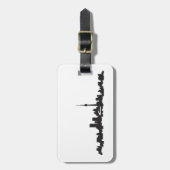 Toronto skyline bagagelabel (Voorkant verticaal)