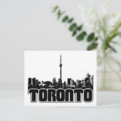 Toronto Skyline Briefkaart (Staand voorkant)