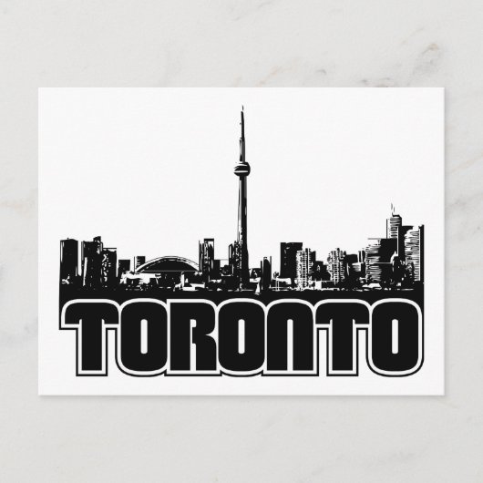 Toronto Skyline Briefkaart (Voorkant)