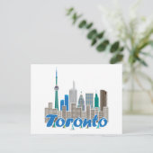 Toronto Skyline Briefkaart (Staand voorkant)