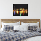 Toronto Skyline Canvas Afdruk (Insitu (Slaapkamer))