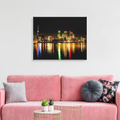 Toronto Skyline Canvas Afdruk (Insitu (Woonkamer))