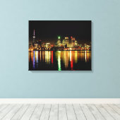 Toronto Skyline Canvas Afdruk (Insitu (Houten vloer))