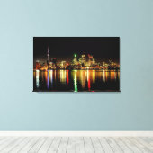Toronto Skyline Canvas Afdruk (Insitu (Houten vloer))