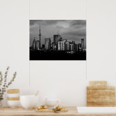Toronto Skyline From The Pape Ave Bridge No 3 Poster (Keuken)