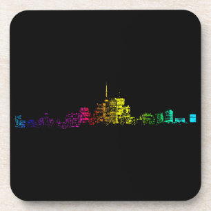 Toronto Skyline Gradient Bier Onderzetter