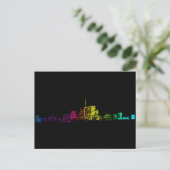 Toronto Skyline Gradient Briefkaart (Staand voorkant)
