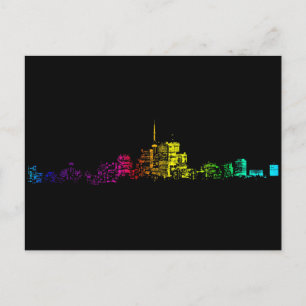 Toronto Skyline Gradient Briefkaart