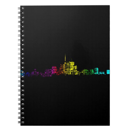 Toronto Skyline Gradient Notitieboek (Voorkant)