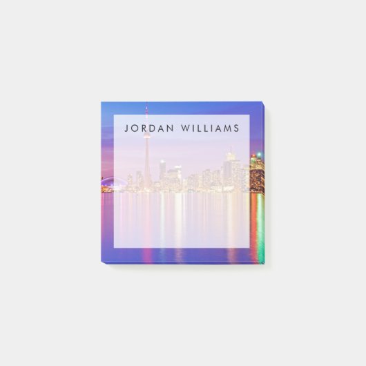 Toronto Skyline in Dusk Post-it® Notes (Voorkant)