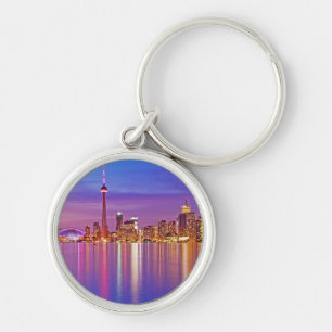 Toronto Skyline in Dusk Sleutelhanger