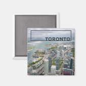 Toronto Skyline Magnet Magneet (Voorkant / Achterkant)