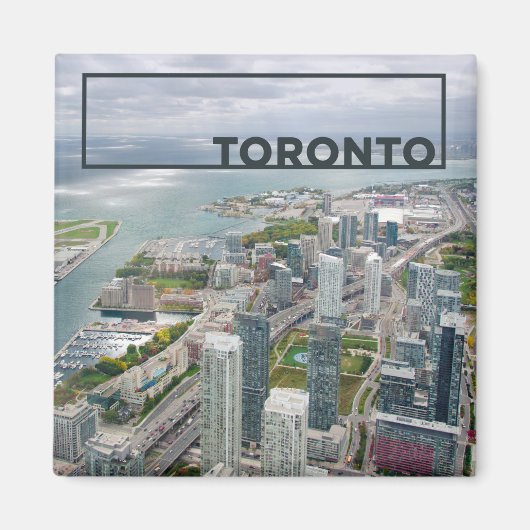 Toronto Skyline Magnet Magneet (Voorkant)