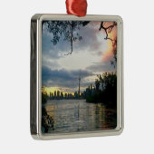 Toronto Skyline Metalen Ornament (Rechts)