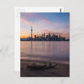 Toronto Skyline op Sunset Briefkaart (Voorkant / Achterkant)