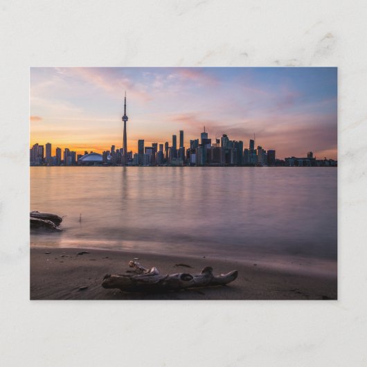 Toronto Skyline op Sunset Briefkaart (Voorkant)