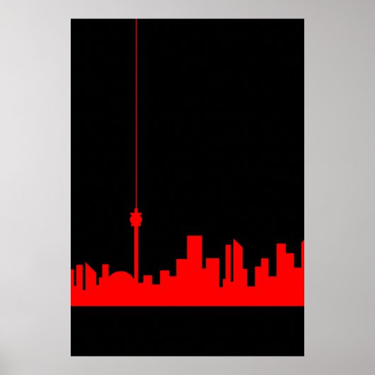 Toronto Skyline Poster (Voorkant)