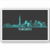 Toronto Skyline Sticker (Voorkant)