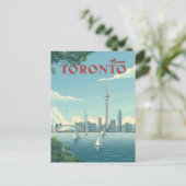 Toronto Skyline vaart weg Briefkaart (Staand voorkant)