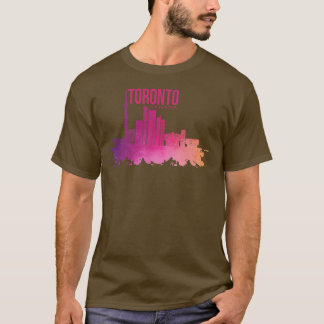  Toronto Skyline Waterverf T-shirt