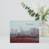 Toronto spring skyline briefkaart (Staand voorkant)