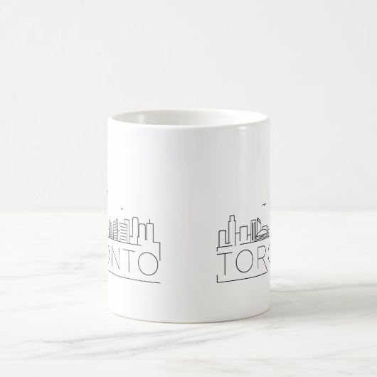 Toronto Stylisé Skyline Café Mug (Centre)