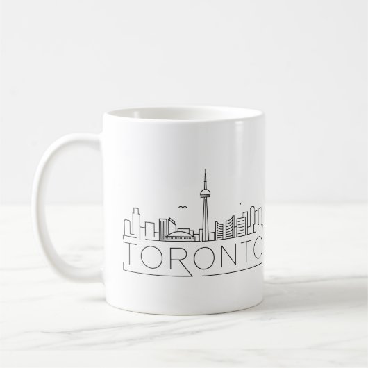 Toronto Stylisé Skyline Café Mug (Gauche)