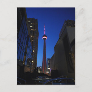 Toronto Tower Night Briefkaart