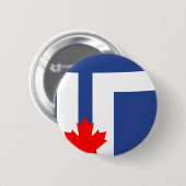 Toronto vlag ronde button 5,7 cm (Voorkant /achterkant)