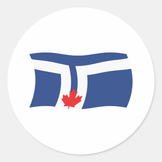 Toronto Vlag Sticker (Voorkant)