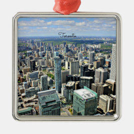 Toronto Wolkenkrabbers - Toronto, Ontario, Canada Metalen Ornament
