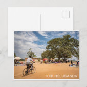 Tororo Uganda Market Travel Briefkaart (Voorkant / Achterkant)