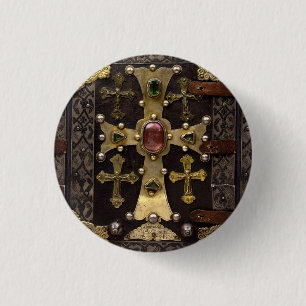 T'oros Roslin Gospels Ronde Button 3,2 Cm
