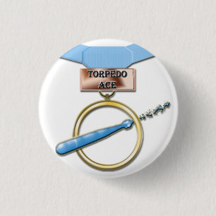 Torpedo Ace-knop Ronde Button 3,2 Cm