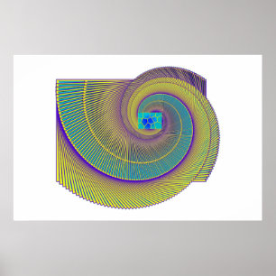 Torpedo Away abstract Poster