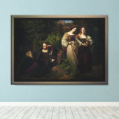 Torquato Tasso en de twee Leonores Canvas Afdruk (Insitu (Houten vloer))
