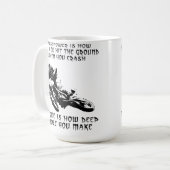 Torque Hole Dirt Bike Motocross Mug Funny (Devant gauche)