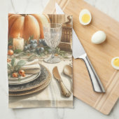 Torrals de Thanksgiving d'automne Serviettes de cu (Quart Plié)