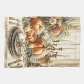 Torrals de Thanksgiving d'automne Serviettes de cu (Horizontal)